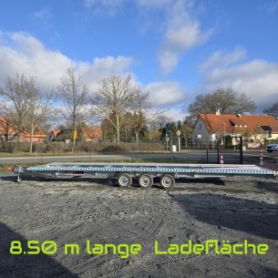 CRAFTMAX-3500-XXL-Fahrzeugtransporter-8.50x2.18m-mit-250cm-ALU-Auffahrschienen-Ersatzrad-V-Deichsel-gebremst