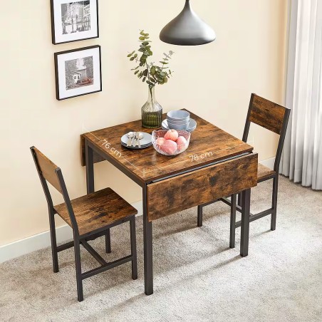 Tiny-Hause-Esstisch-klappbarer-Kuechentisch-fuer-2-4-Personen-ideal-fuer-kleine-Raeume-Vintagebraun-7