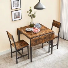 TinyHouse-Stuehle-Esszimmerstuhl-Metallgestell-43.40x43.00x95.5cm-2-Stueck-Vintagebraun-1 2