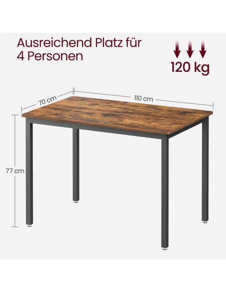 TinyHouse-Esstisch-Kuechentisch-70x110x75cm-ideal-fuer-kleine-Raeume-Vintagebraun-7