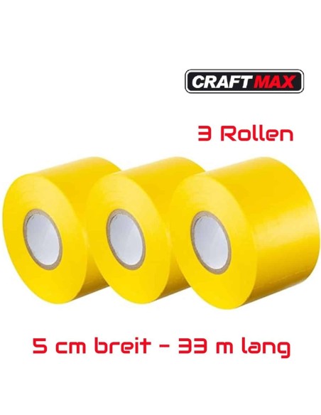 PVC-Isolierband-braun-5cm-breit-33m-lang-extrem-strapazierfaehiges-selbstklebendes-Isolierband-zum-Schutz-Buendeln-Reparieren-vo