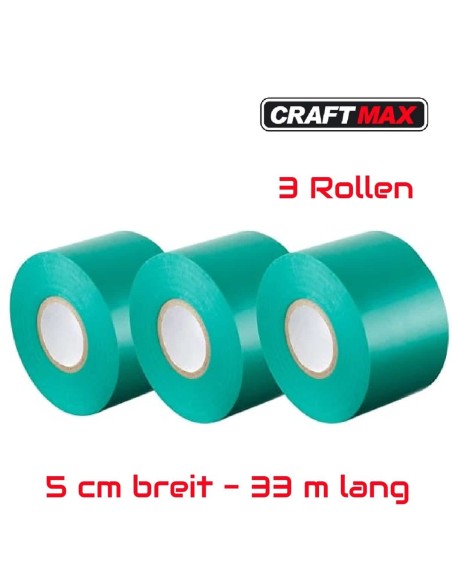 PVC-Isolierband-grau-5cm-breit-33m-lang-extrem-strapazierfaehiges-selbstklebendes-Isolierband-zum-Schutz-Buendeln-Reparieren-von