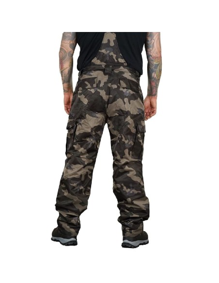 Herren-Regenhose-Thermohose-Schneehose-Outdoor-Hose-mit-Hosentraeger-gefuettert-inkl.-Tuch-millitary-3