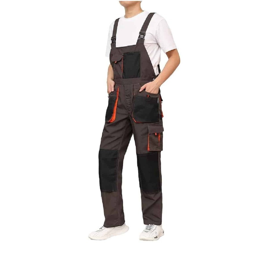 Painterman-Maler-Herren-Arbeitslatzhose-mit-Oxford-Knietaschen-strapazierfaehige-Arbeitshose-schwarz