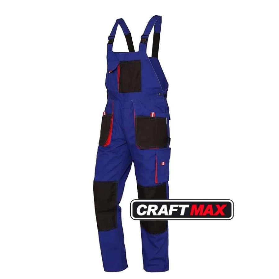 Painterman-Maler-Herren-Arbeitslatzhose-mit-Oxford-Knietaschen-strapazierfaehige-Leinwand-Cargo-braun