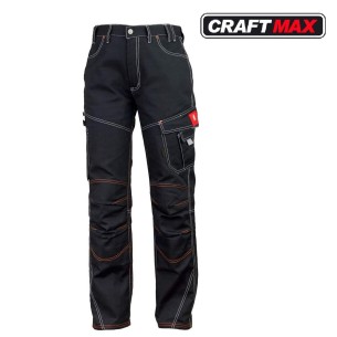 CRAFTMAX-Arbeitshose-Bundhose-Polyester-Baumwolle-schwarz-1