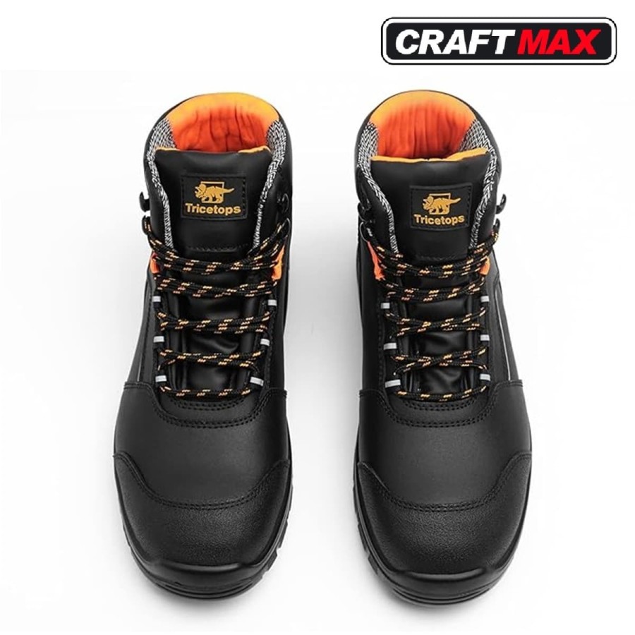 CRAFTMAX-Premium-Arbeitsschuh-Sicherheitsschuh-mit-Stahlkappe-S3-SRC-rutschfest-wasserdicht-gefuettert-atmungsaktiv-antistatisch