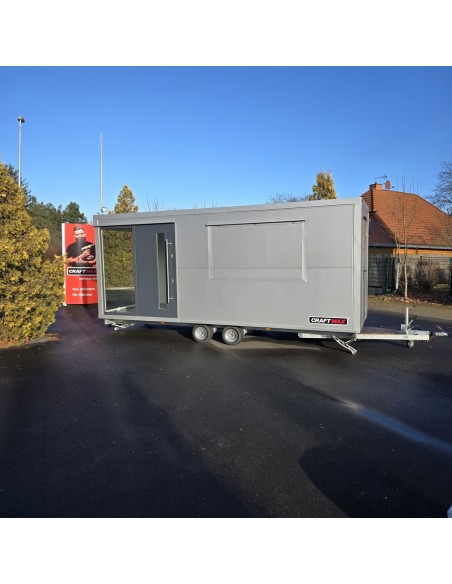 MobilOffice-2700-Thermo-Sandwichpanele-6.00-x-2.20-x-2.40m-grosse-Glasfenster-u.-Tuerelemente-Verkaufsklappe-6