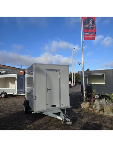 Verkaufsanhaenger-Foodtruck-1300-3.05x1.77x2.29m-Thermo-Sandwichpanele-mit-seitlicher-Verkaufsklappe-Stuetzen-Steckdosen-100kmh-