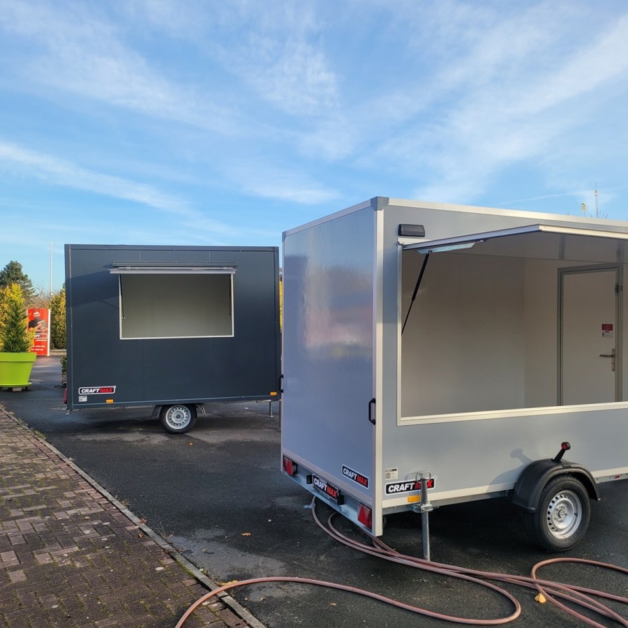 CRAFTMAX-Verkaufsanhaenger-750KG-2.97×1.95×2.18m-Thermo-Sandwichpanele-mit-seitlicher-Verkaufsklappe-Stuetzen-6
