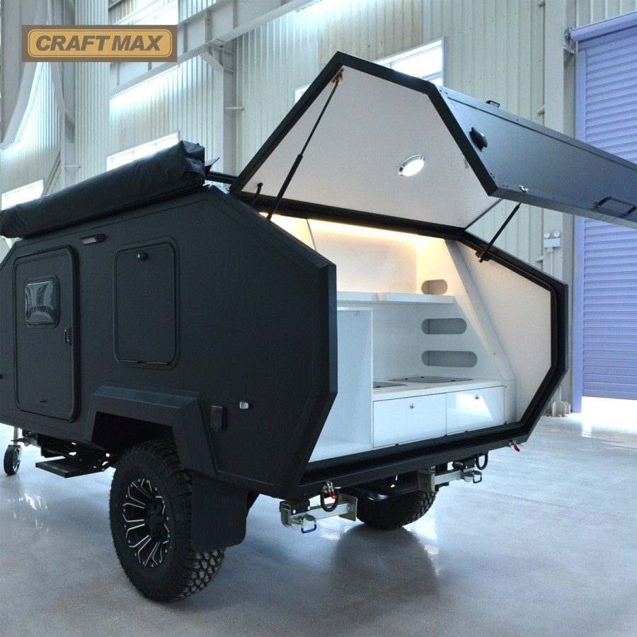 CRAFTMAX®-BLACK-BROTHER-EXP-4-15-Extreme-OffRoad-Caravan-Tandem-ThermoSandwich-vollausgestattet-mit-Moebel-Bett-Kueche-Sanitaer-