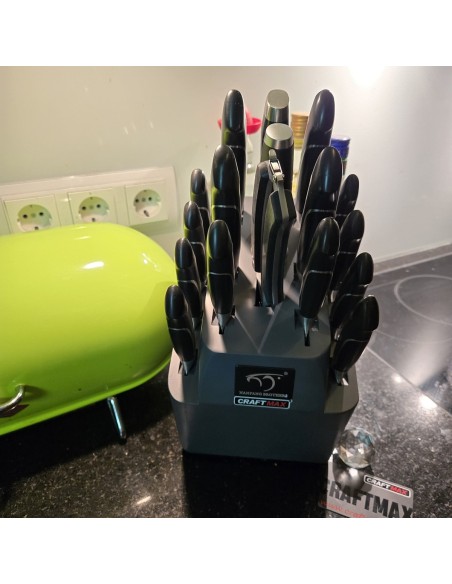 Damast-Kuechenmesser-Set-mit-gehaemmerten-Griffen-super-scharf-18-teiliges-Luxus-Set-mit-Block-5