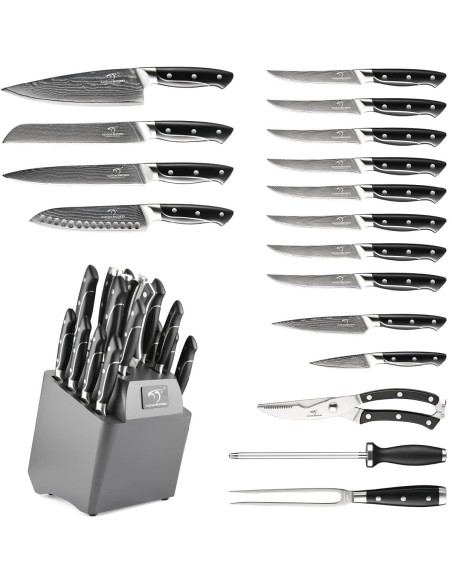 Damast-Kuechenmesser-Set-mit-gehaemmerten-Griffen-super-scharf-18-teiliges-Luxus-Set-mit-Block-VG10-Stahlkern-mit-67-Schichten-H