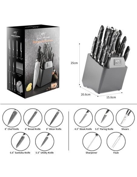 Damast-Kuechenmesser-Set-mit-gehaemmerten-Griffen-super-scharf-18-teiliges-Luxus-Set-mit-Block-VG10-Stahlkern-mit-67-Schichten-H