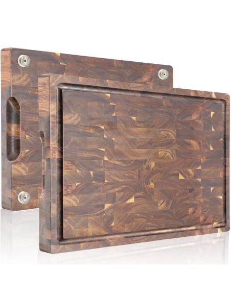 PREMIUM-Holzschneidebrett-aus-Akazienholz-Hirnholz-mit-rutschfesten-Fuessen-in-Profi-Groesse-42x30x2-1