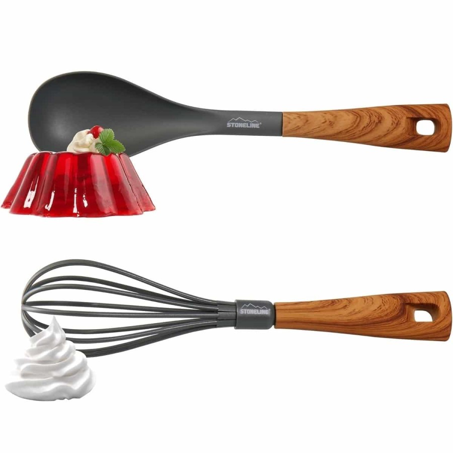 Kuechenhelfer-Set-mit-drehbarem-Staender-Kochbesteck-antihaftbeschichtes-Koch-u.-Backgeschirr-8-teilig-7