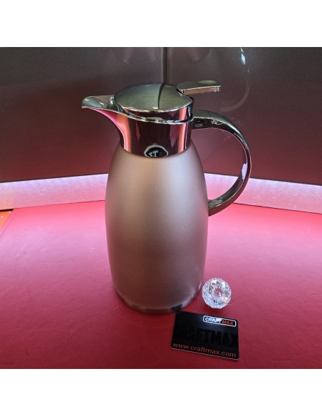 Luxus-Thermoskanne-2.3-Liter-Edelstahl-Isolierkanne-Doppelwandige-Vakuumisolierung-Kaffeekanne-rosa-2