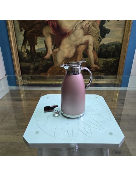 Luxus-Thermoskanne-2.3-Liter-Edelstahl-Isolierkanne-Doppelwandige-Vakuumisolierung-Kaffeekanne-rosa-1