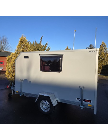 Campinganhaenger-750kg-gebremst-Anhaenger-3.00x1.50x1.80m-mit-Klappe-nach-oben-2-Fenster-Tuer-100kmh-2