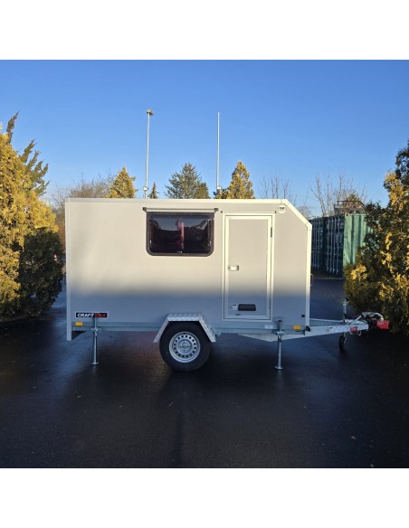 CRAFTMAX-OffRoad-Camping-Anhaenger-1300kg-Einachs-3.00x1.50x1.80m-mit-Klappe-nach-oben-Fenster-Tuer-100kmh-9