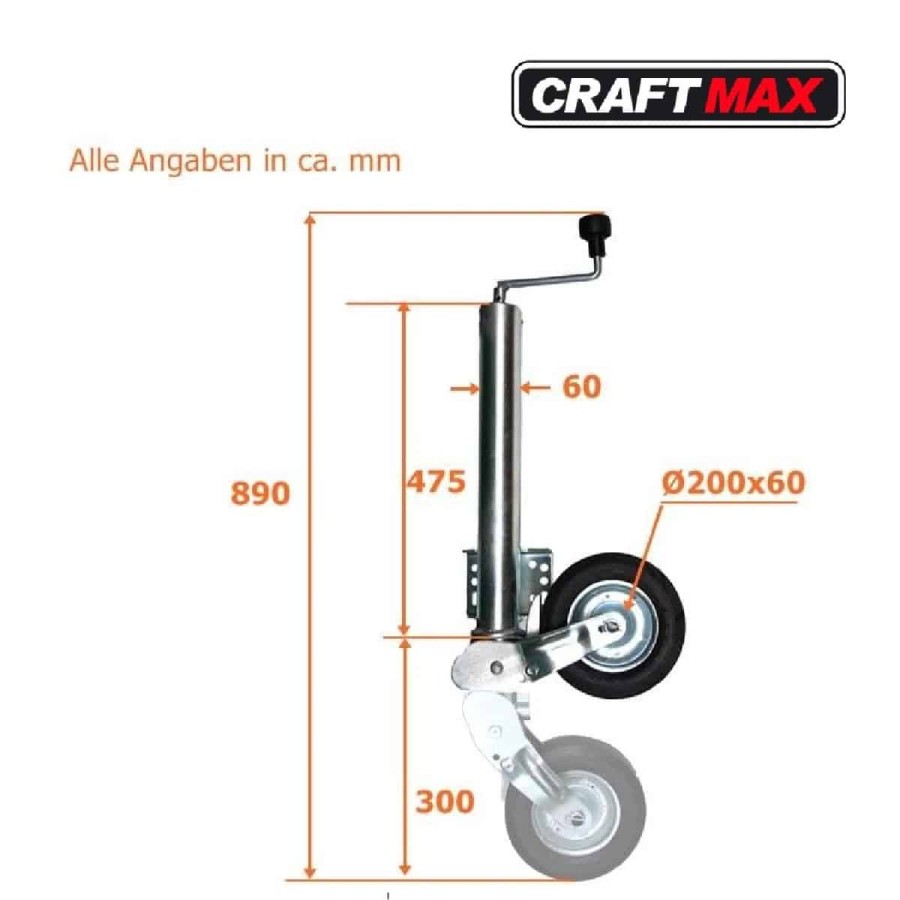 CRAFTMAX-Schwerlast-Automatik-Stuetzrad-60mm-Vierkant-5