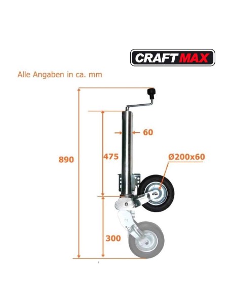 CRAFTMAX-Schwerlast-Automatik-Stuetzrad-60mm-Vierkant-5