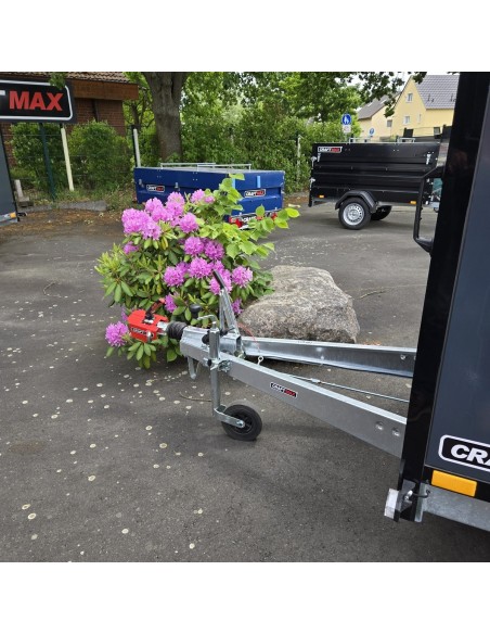 CRAFTMAX-OffRoad-Mini-Campinganhaenger-1000kg-ohne-Zwischenwand-mit-geschlossener-Heckklappe-Tuer-2-Fenster-100kmh-17