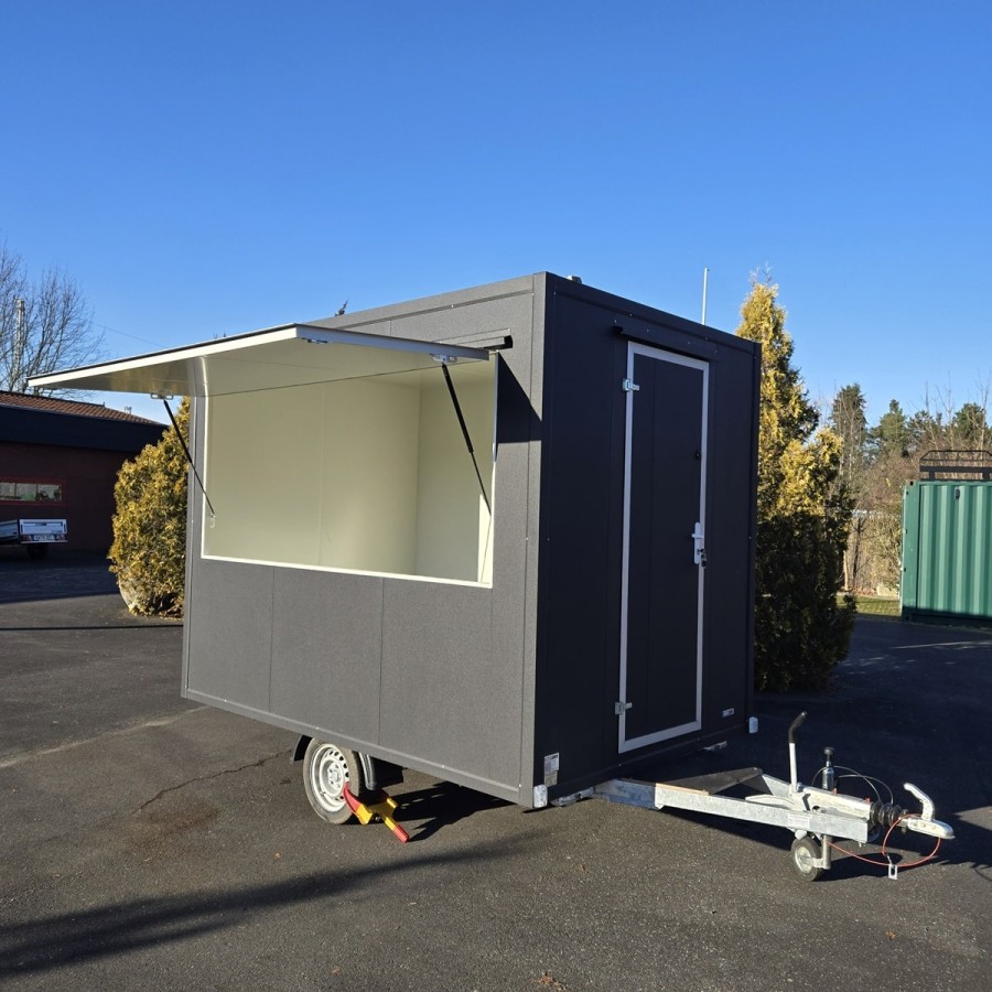 Verkaufsanhaenger-Foodtrailer-1350-3.00x2.00x2.20m-Thermo-Sandwichpanele-mit-grosser-Verkaufsklappe-Stuetzen-gebremst-2