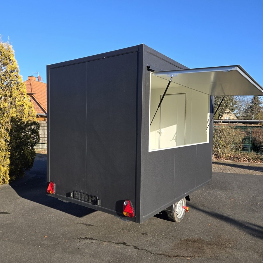 Verkaufsanhaenger1350kg-gebremst-3.95x1.99x2.18m-Thermo-Sandwichpanele-mit-grosser-Verkaufsklappe-Stuetzen-7