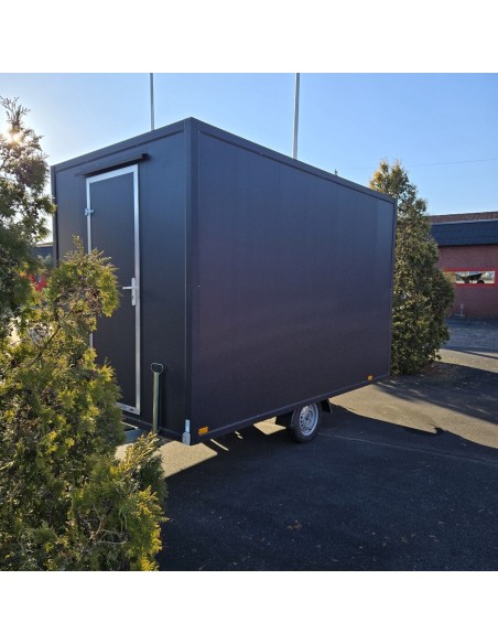 Verkaufsanhaenger-750kg-ungebremst-3.50x2.00x2.20m-Thermo-Sandwichpanele-Deichsel-abnehmbar-3