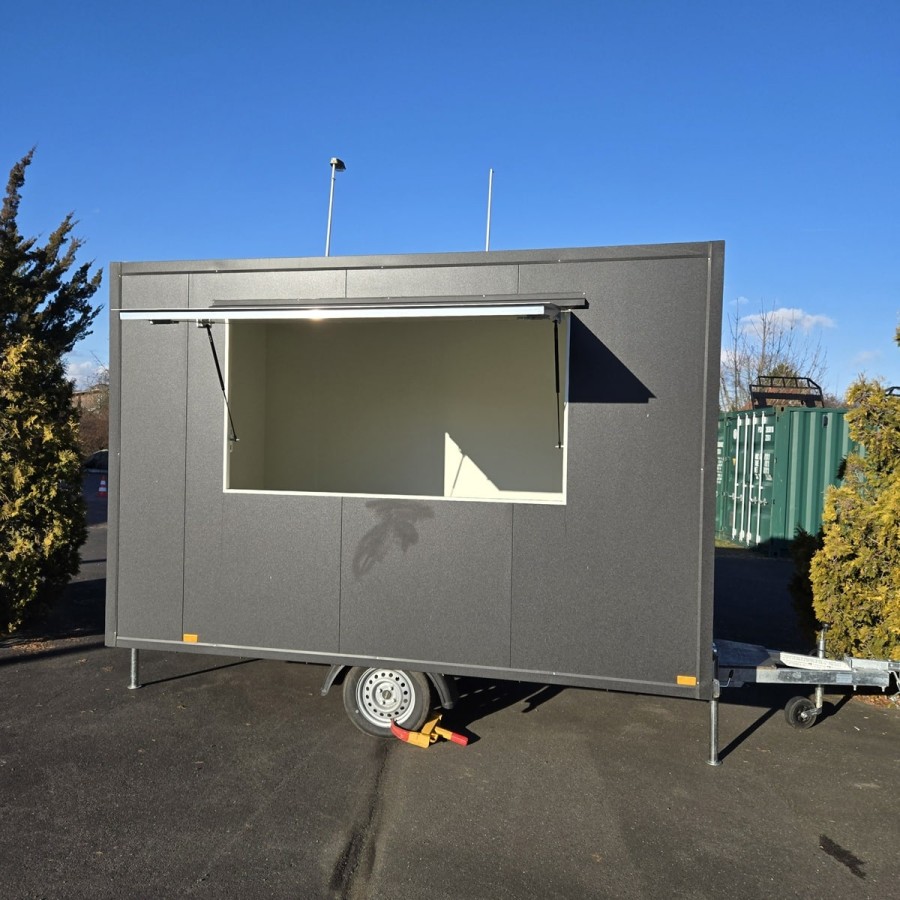 Verkaufsanhaenger-750kg-ungebremst-3.50x2.00x2.20m-Thermo-Sandwichpanele-Deichsel-abnehmbar-4