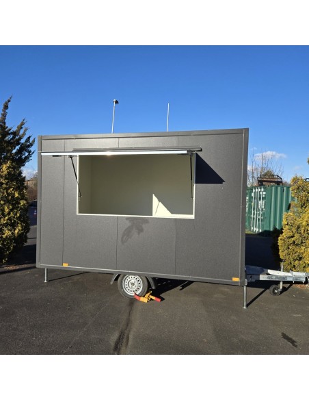 Verkaufsanhaenger-750kg-ungebremst-3.50x2.00x2.20m-Thermo-Sandwichpanele-Deichsel-abnehmbar-4