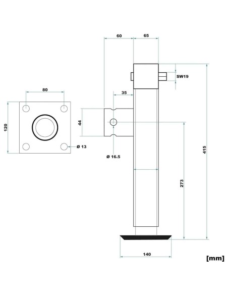CRAFTMAX-Teleskopkurbelstuetzen-Stuetzen-Set-klappbar-fuer-Kipper-Kofferanhaenger-Hochlader-140x140x415mm-Stuetzlast-1350kg-3