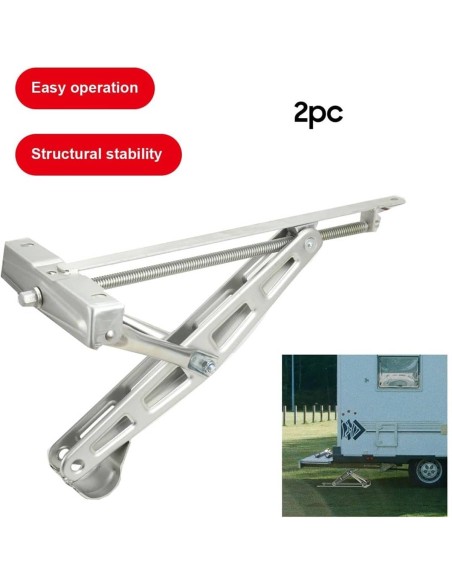 Kurbelstuetze-Ausdrehstuetze-fuer-Wohnwagen-Verkaufsanhaenger-Kofferanhaenger-Stuetzlast-1600kg-2