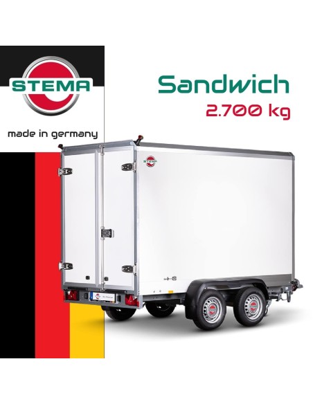 STEMA-Tandem-Therno-Sandwich-Koffer-2700kg-gebremst-100kmh