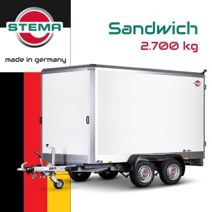 STEMA-Tandem-Therno-Sandwich-Koffer-2700kg-gebremst-100kmh 2