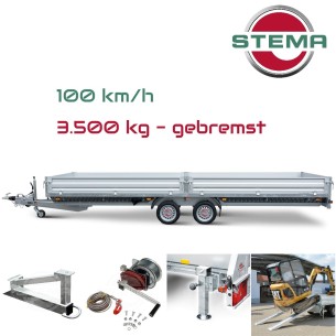 STEMA-SHP-O2-35-52-22.2-3500kg-Pritsche-Rampen-Winde-Windenbock-Kurbelklappstuetzen 2