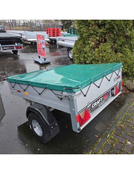 CRAFTMAX-mini-350-Deutschlands-kleinster-PKW-Anhaenger-gruen