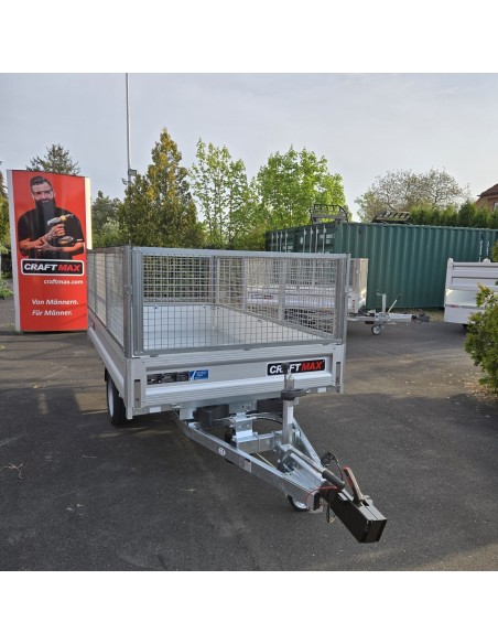 1500-ALU-Heckkipper-2.76×1.50×0.85m-Gitteraufsatz-Pumpless-Hydraulik-SPINN-Lock-V-Deichsel-100kmh-5