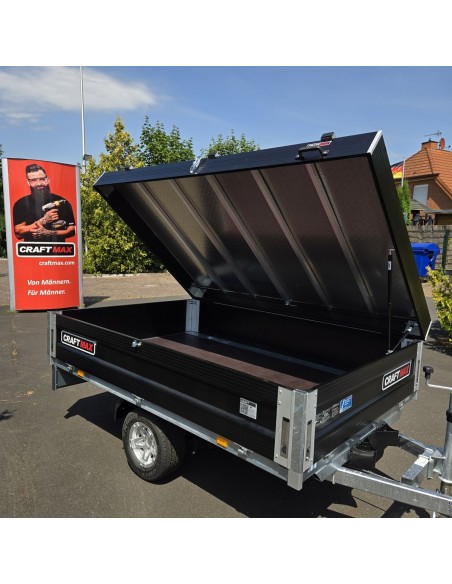 CLASSIC®-1350-blackEdition-ALU-Pritsche-Hochlader-2.30×1.50×0.45m-belastbarer-ALU-Deckel-mit-Fahrradtraeger-ALU-Felgen-100-kmh-4