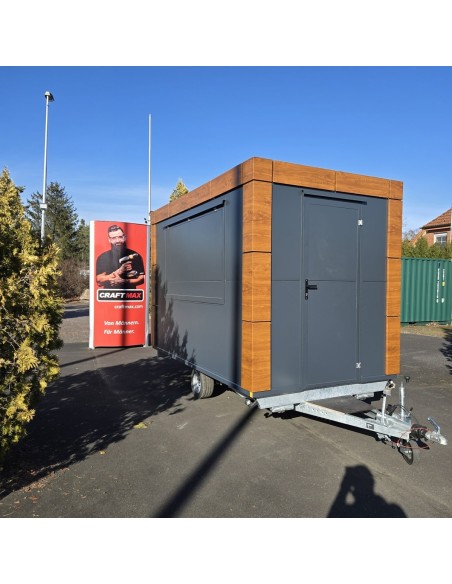CRAFTMAX-Verkaufsanhaenger-Woody-1350-3.50x2.00x2.20m-Thermo-Sandwichpanele-mit-Holzdekor-gebremst-100kmh-5