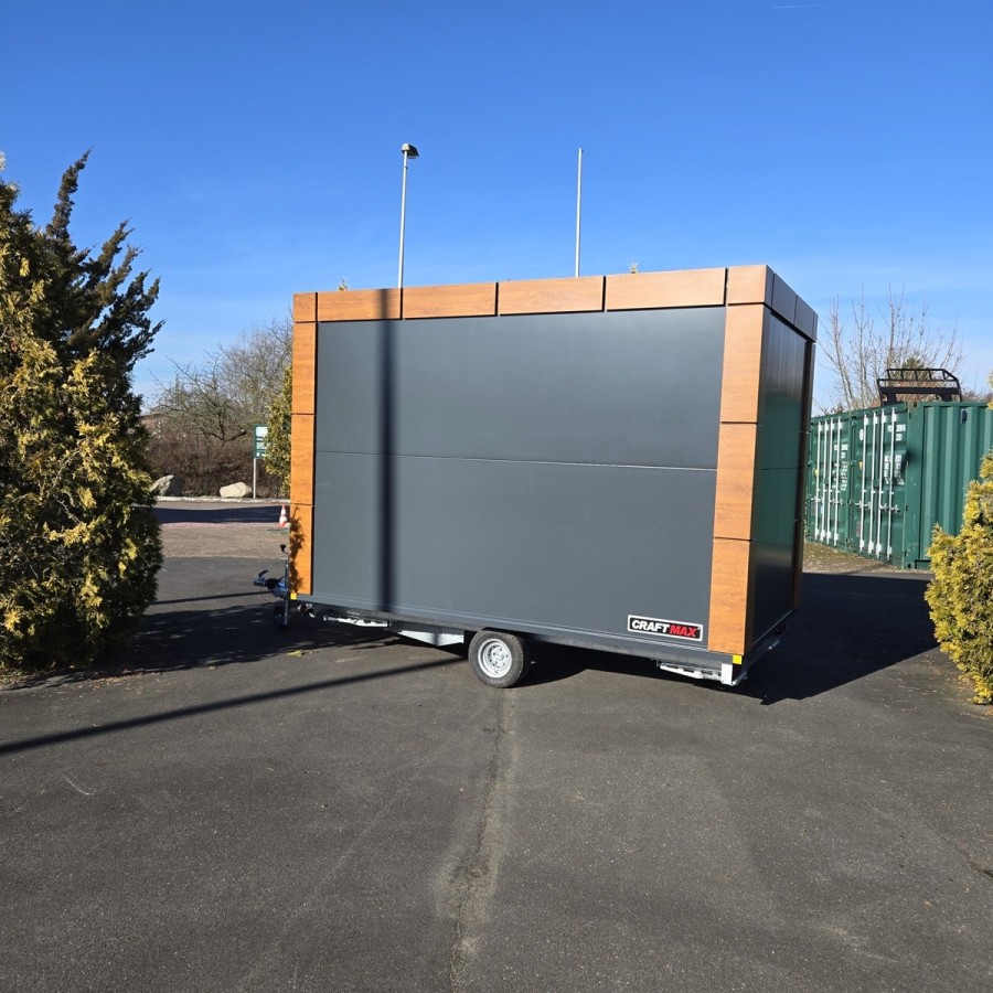 CRAFTMAX-Verkaufsanhaenger-Woody-1350-3.50x2.00x2.20m-Thermo-Sandwichpanele-mit-Holzdekor-gebremst-100kmh-6