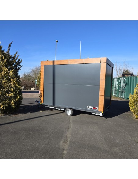 CRAFTMAX-Verkaufsanhaenger-Woody-1350-3.50x2.00x2.20m-Thermo-Sandwichpanele-mit-Holzdekor-gebremst-100kmh-6