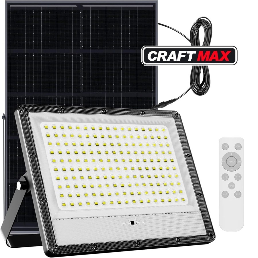 1.000W-Solar-Flutlichtstrahler-superhell-fuer-Aussen-mit-grossem-Solarpanel-Kaltweiss-6.000K-40.000-Lumen-30-1