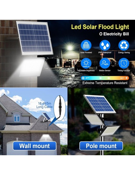 1.000W-Solar-Flutlichtstrahler-superhell-fuer-Aussen-mit-grossem-Solarpanel-Kaltweiss-6.000K-40.000-Lumen-30-3
