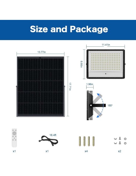 1.000W-Solar-Flutlichtstrahler-superhell-fuer-Aussen-mit-grossem-Solarpanel-Kaltweiss-6.000K-40.000-Lumen-30-7