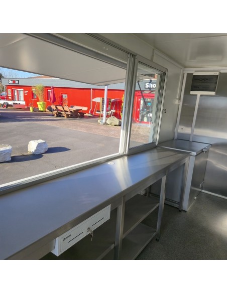 Verkaufsanhaenger1350kg-gebremst-3.95x1.99x2.18m-Thermo-Sandwichpanele-mit-grosser-Verkaufsklappe-Stuetzen-11