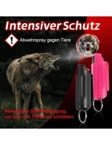 CRAFTMAX-Pfefferspray-Schluesselanhaenger-zur-Selbstverteidigung-als-Tierabwehr-Wolf-Abwehr-Hundeabwehrspray