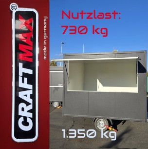 Verkaufsanhaenger-Foodtrailer-1350-3.00x2.00x2.20m-ThermoSandwichpanele-OSB-grosse-Verkaufsklappe-Stuetzen-gebremst