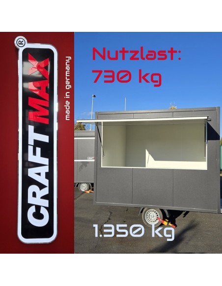 Verkaufsanhaenger-Foodtrailer-1350-3.00x2.00x2.20m-ThermoSandwichpanele-OSB-grosse-Verkaufsklappe-Stuetzen-gebremst
